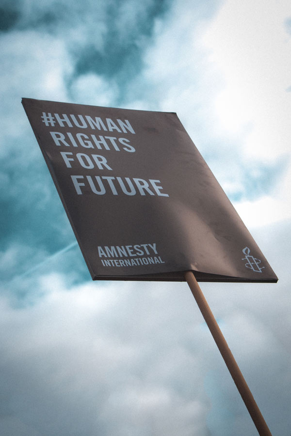 Amnesty protest march